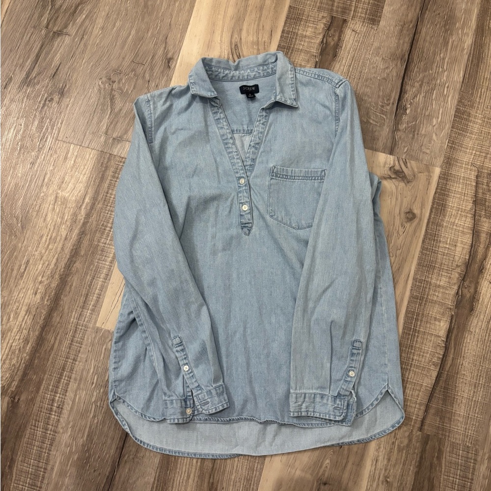 J.Crew Light Blue Denim Shirt